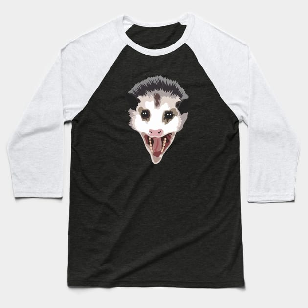 Possum Baseball T-Shirt by ninoladesign